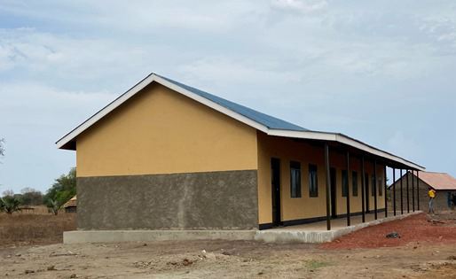 Pagor Primary School - Newly completed school building with modern construction and metal roofing